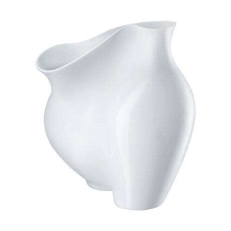 Vaso La Chute Rosenthal in porcellana bianca altezza 26 cm