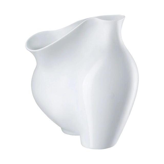 Vaso La Chute Rosenthal in porcellana bianca altezza 26 cm
