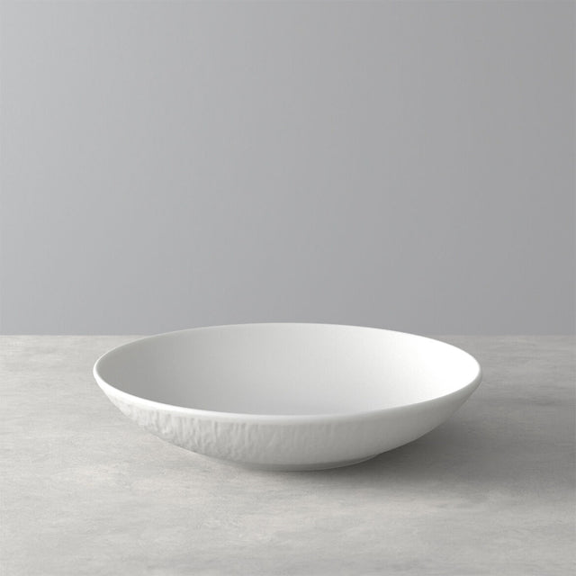 Set 6 piatti fondi Villeroy & Boch porcellana effetto ardesia 23,5 cm