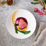 VILLEROY & BOCH Manufacture Rock Bianco Piatto Fondo Set 6 Pezzi 23,5cm Porcellana