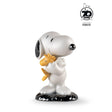 Statuetta Snoopy e Woodstock Lladrò in porcellana opaca e lucida 13x8 cm