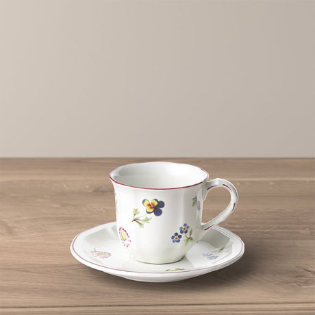 Tazzina caffè Petite Fleur Villeroy & Boch in porcellana decorata 100ml