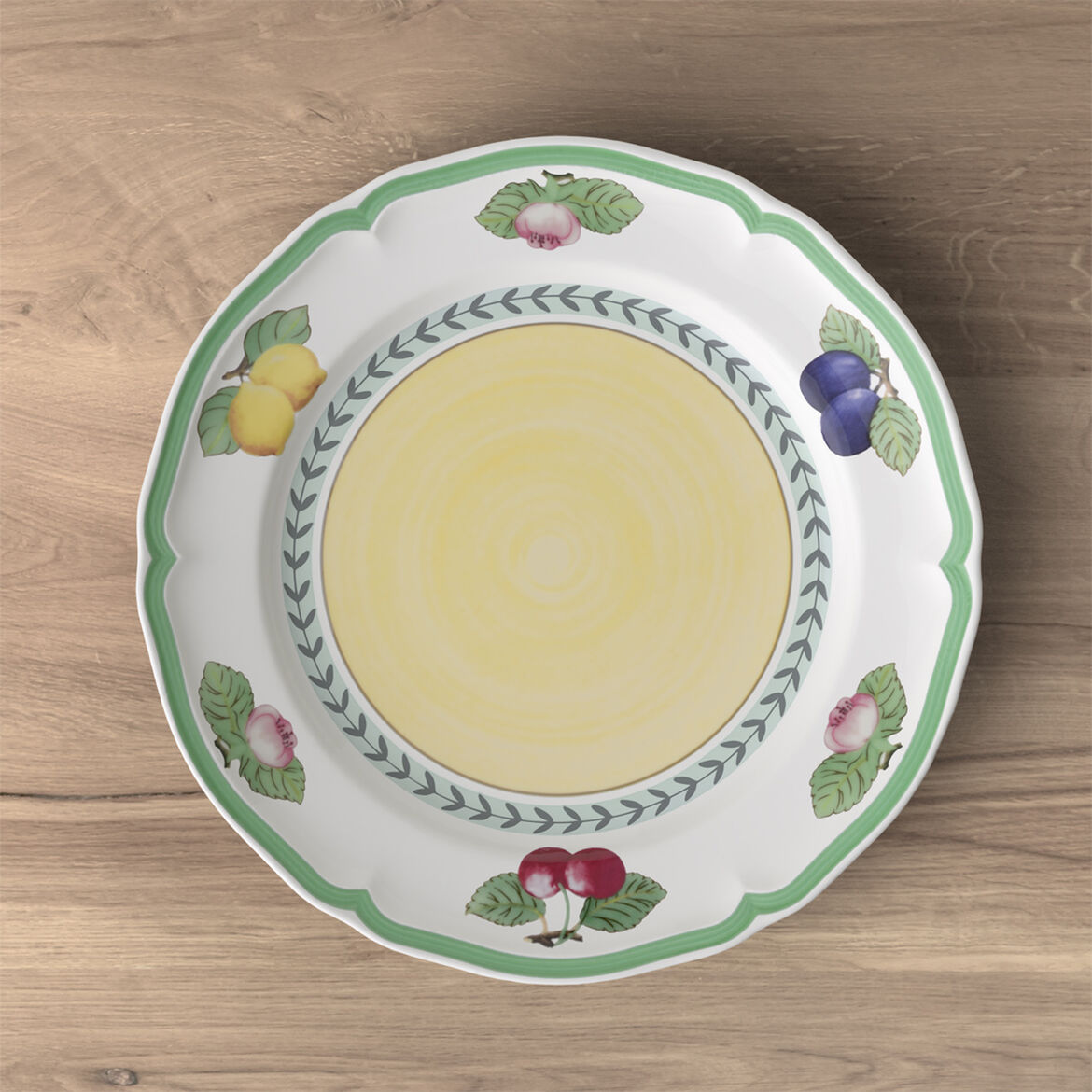 Set 6 piatti piani French Garden Villeroy & Boch in porcellana 26 cm