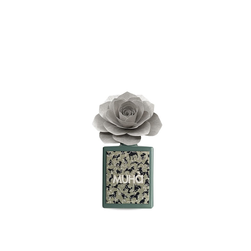 Diffusore Muha in vetro con fiore in legno di betulla 100 ml