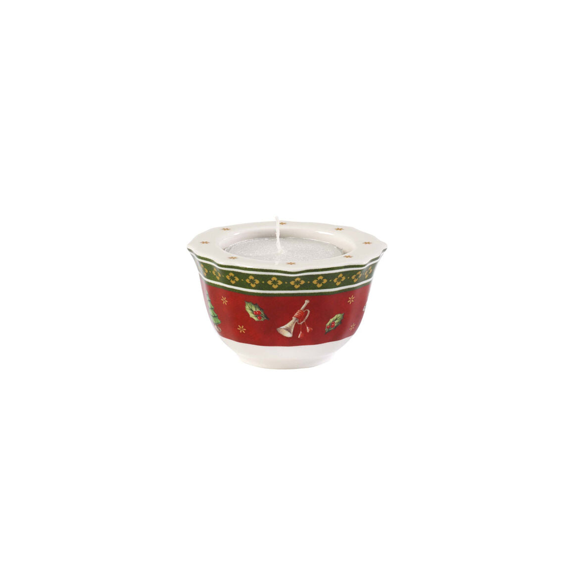 Portacandela Toy's Delight Villeroy & Boch in porcellana decorata 6 cm