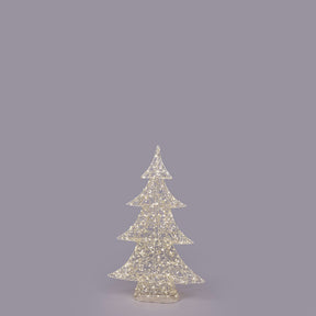 Albero Led Pearls EDG in metallo oro chiaro 80x54 cm con 500 microled