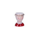 Vaso cachepot Mimmo Rituali Domestici in ceramica rossa 16 cm