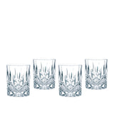 Set 4 bicchieri whisky Nachtmann in cristallo intagliato 10x8 cm