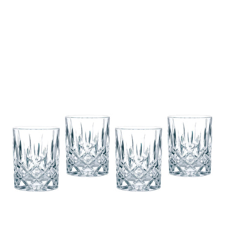 Set 4 bicchieri whisky Nachtmann in cristallo intagliato 10x8 cm