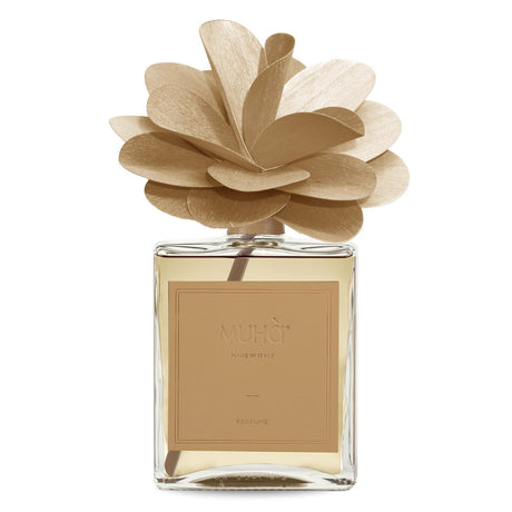 Diffusore a bastoncini Muha Flower 500 ml con fiore in legno decorativo