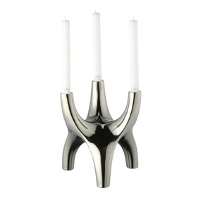 Candeliere Free Spirit Rosenthal in porcellana bianca altezza 23 cm