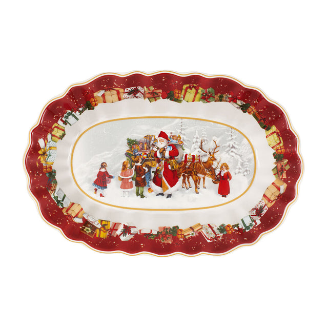 Ciotola ovale Toy's Fantasy Villeroy & Boch in porcellana decorata 29 cm