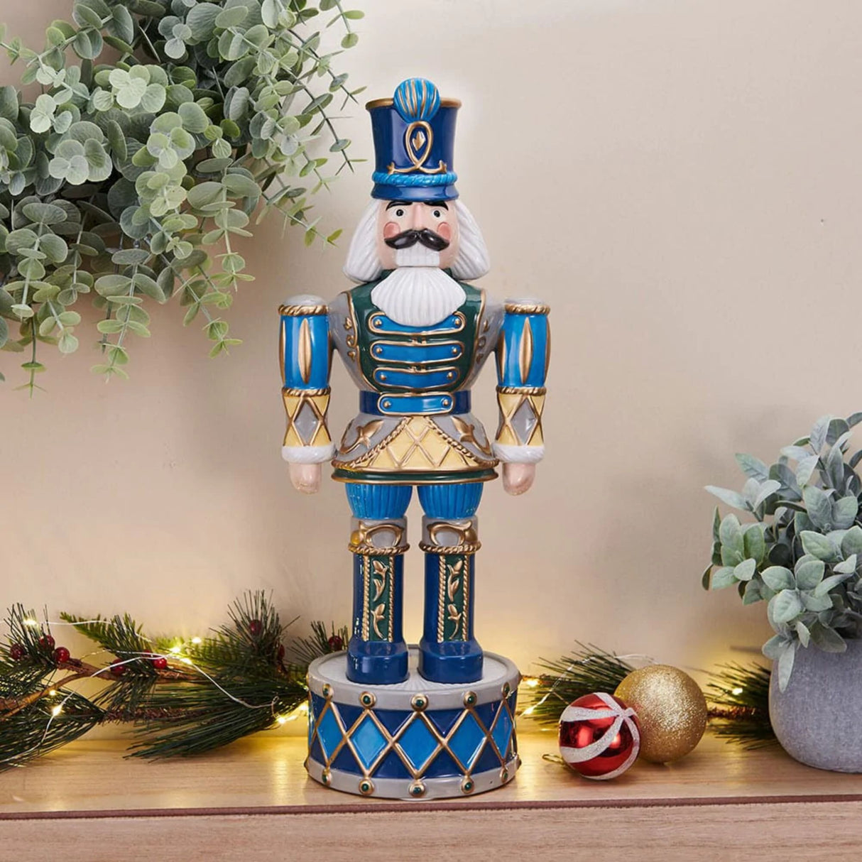 FITZ &amp; FLOYD - Nutcracker Statue Figure Christmas Decoration 40 cm 1022021