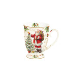 Tazza caffè Magic Christmas Easy Life in porcellana decoro Babbo Natale 250 ml