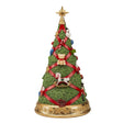 Albero di Natale musicale Noel in resina decorato 52x27 cm