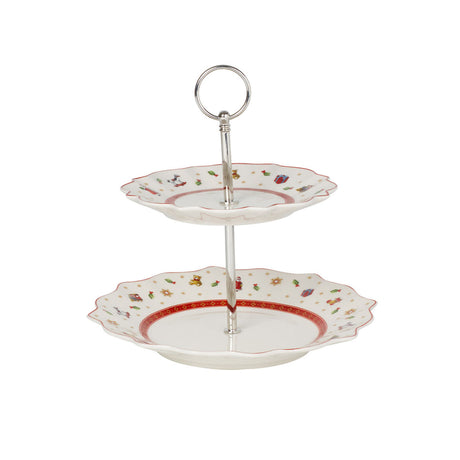 Alzata Toy's Delight Villeroy & Boch in porcellana decorata 25 cm