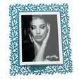 Portafoto Corallo Maxi Arti & Mestieri in ferro blu 34x29 cm