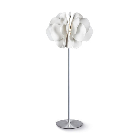 Lampada da terra Nightbloom Lladrò in porcellana a forma di fiore 170x68 cm