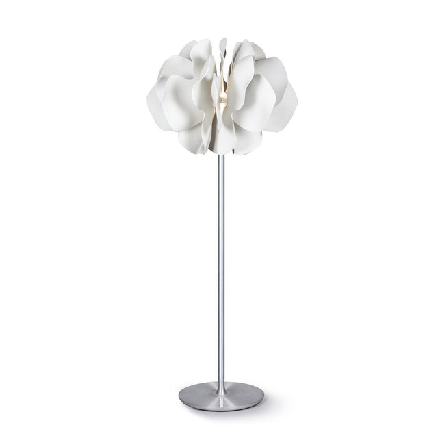 Lampada da terra Nightbloom Lladrò in porcellana a forma di fiore 170x68 cm