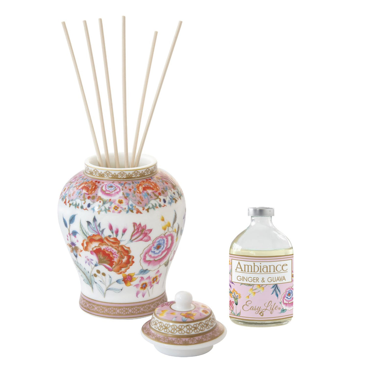 Diffusore di essenze Easy Life in ceramica decorata 250 ml