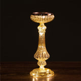 BIANCHI DINO Candeliere con LED 29x11cm Oro Decorazione Natalizia