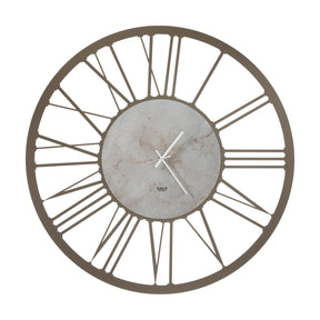 Orologio da parete Big 90 Arti e Mestieri effetto marmo bronzo 90 cm
