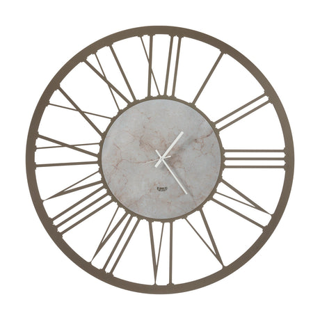Orologio da parete Big 90 Arti e Mestieri effetto marmo bronzo 90 cm