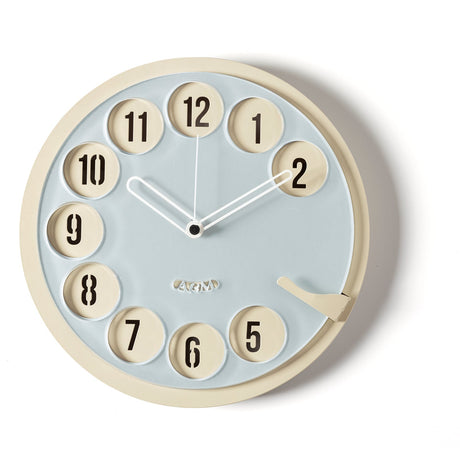 Orologio Call Me Arti & Mestieri in ferro e plexiglass crema 30x30 cm