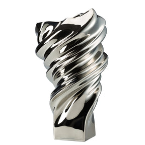 Vaso Squall Rosenthal in porcellana premium design a vortice 32 cm