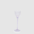 Portacandela Tulipano EDG in vetro satinato viola 28x8,5 cm