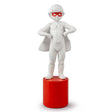 Statuina Eroe Alla Riscossa Lladrò in porcellana opaca 37x16 cm