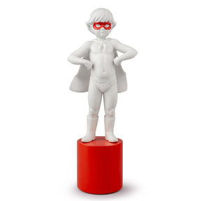 Statuina Eroe Alla Riscossa Lladrò in porcellana opaca 37x16 cm