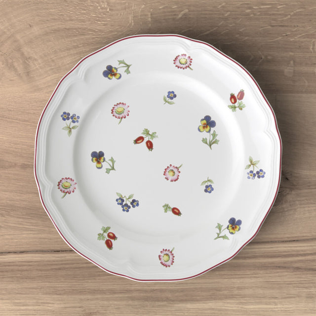 Set 6 piatti frutta Petite Fleur Villeroy & Boch in porcellana 21 cm