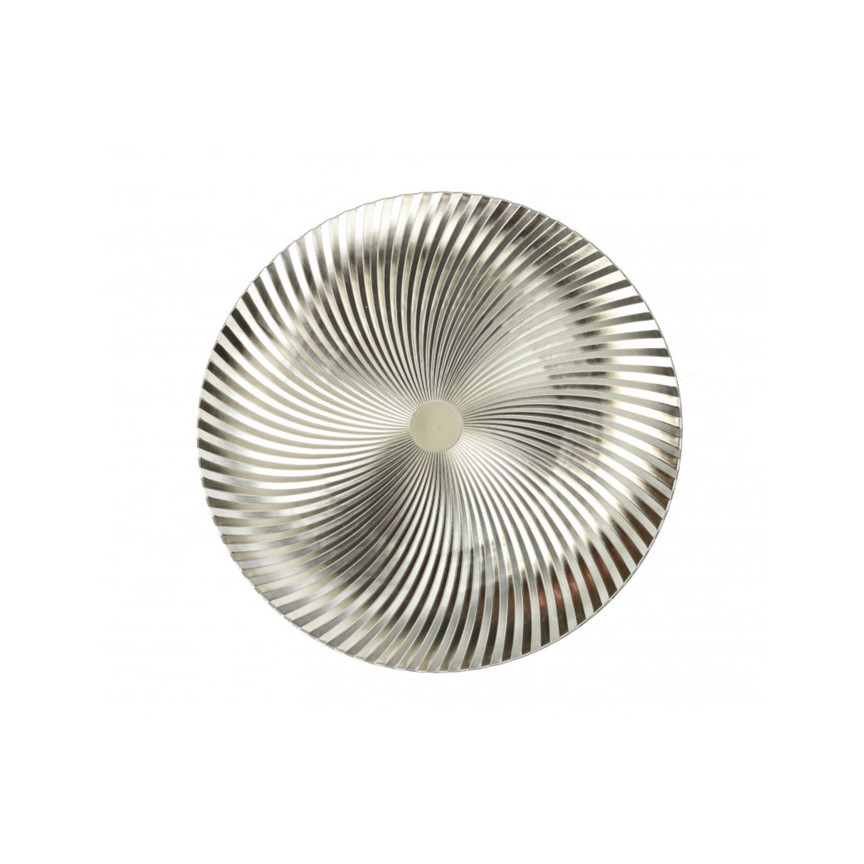 Sottopiatto Vortice Brandani in materiale plastico color champagne 33 cm