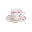 Set 6 tazze caffè Christmas Edition La Porcellana Bianca in porcellana decorata
