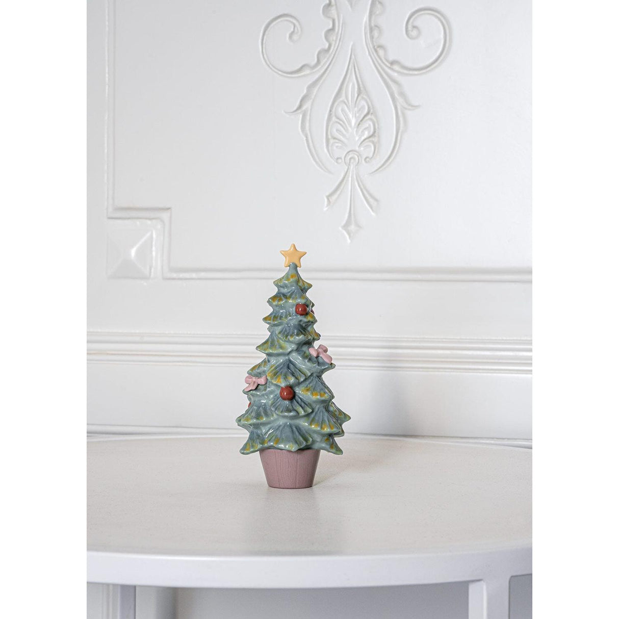LLADRO' Figurina Albero di Natale 14x7cm Porcellana