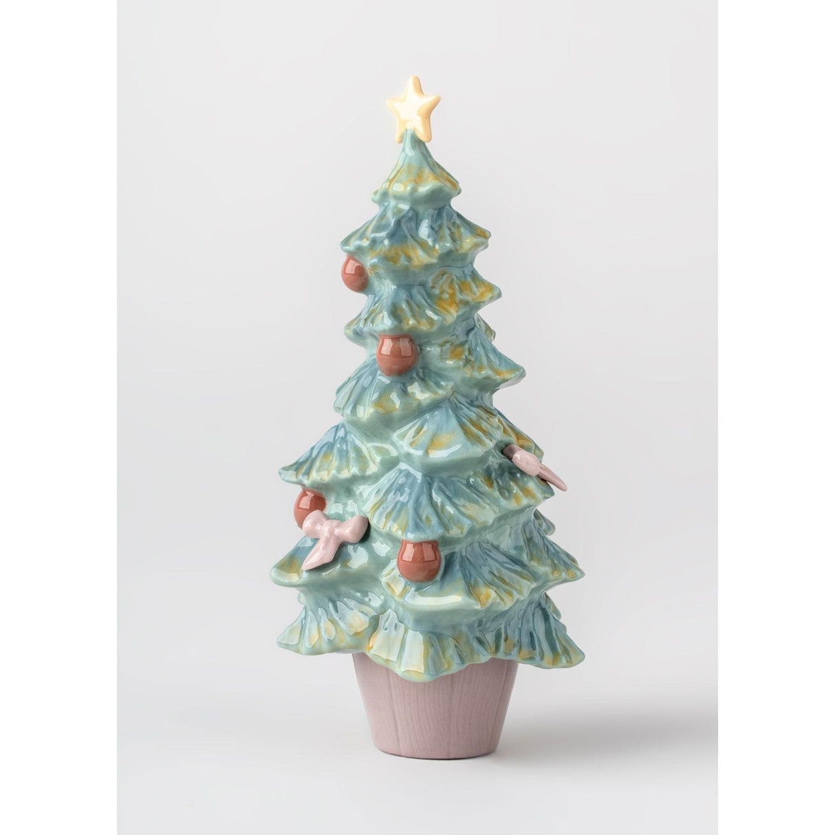 LLADRO' Figurina Albero di Natale 14x7cm Porcellana