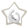 Statuina Sacra Famiglia Bongelli Preziosi in resina stile moderno 28 cm