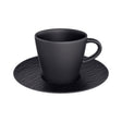 Tazzina espresso Villeroy & Boch Manufacture Rock porcellana nera opaca 12cm