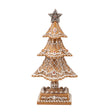 Albero di Natale Palais Royal in resina decoro pan di zenzero 25 cm