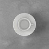 VILLEROY & BOCH Cellini Tazza Caffè Espresso Moka 100ml con Piattino 12cm Porcellana