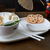 VILLEROY &amp; BOCH Soup Passion Set 2 Chopsticks 24cm Porcelain