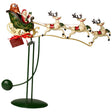 Slitta con Babbo Natale Villeroy & Boch in metallo decorativo 50 cm