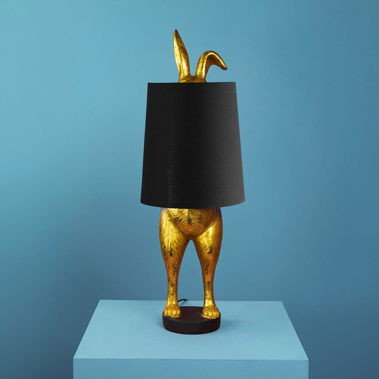 Lampada da tavolo Coniglio Werns in poliresina 24x24x74 cm