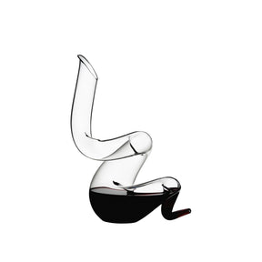 Decanter Boa Riedel in cristallo fatto a mano a spirale 35 cm