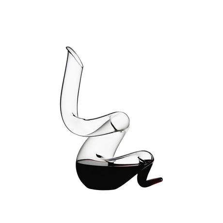 Decanter Boa Riedel in cristallo fatto a mano a spirale 35 cm