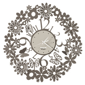 Orologio da parete Margherite Arti & Mestieri in metallo design floreale