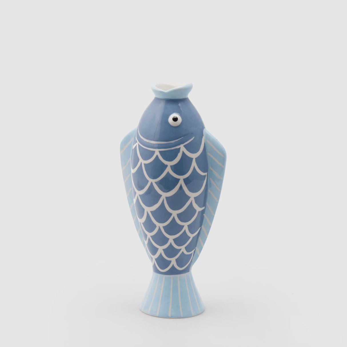 Vaso Pesce EDG in ceramica decorativa 13x8 cm