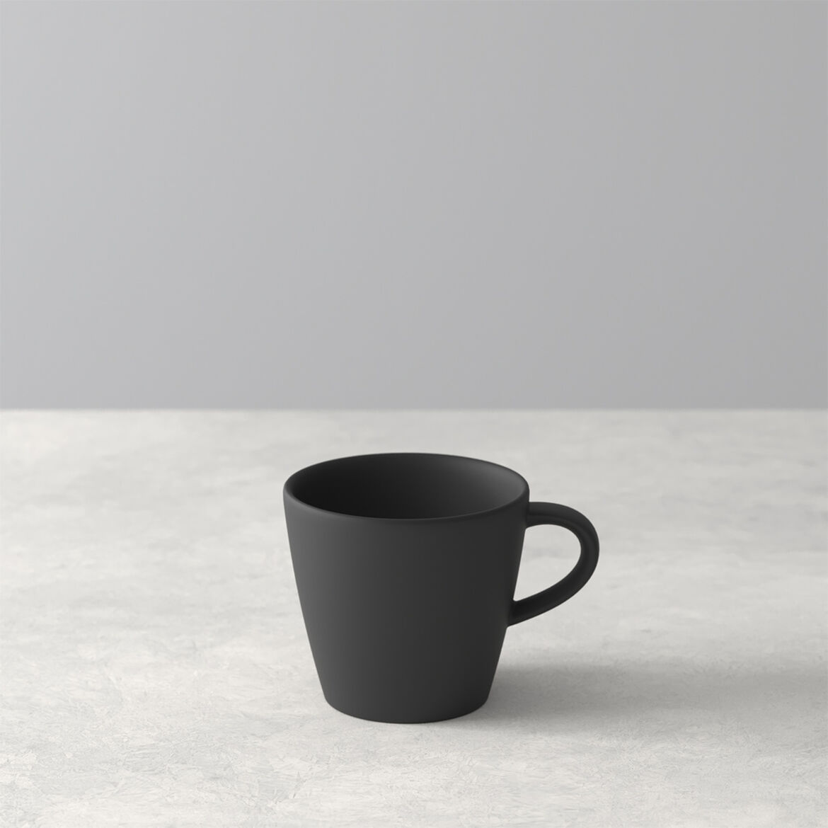 Tazzina caffè Manufacture Rock Villeroy & Boch porcellana nera opaca 100ml
