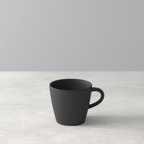 Tazzina caffè Manufacture Rock Villeroy & Boch porcellana nera opaca 100ml
